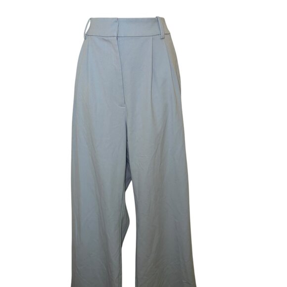 Favorite Daughter The Favorite Pant Sky Blue Wide Leg Trousers Size 10 - Picture 3 of 6